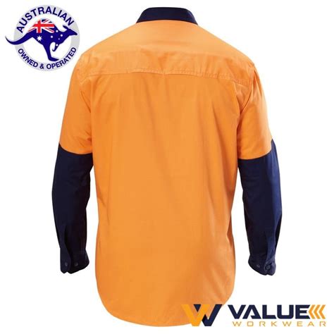 Buy Hard Yakka Koolgear Ventilated Hi Vis Two Tone Shirt Long Sleeve