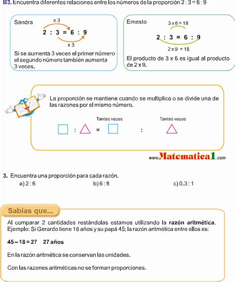 Razones Y Proporciones Geom Tricas Ejemplos Resueltos Pdf