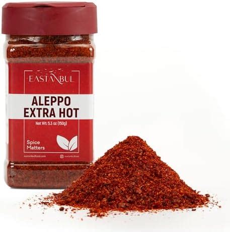 Amazon Eastanbul Hot Aleppo Pepper Flakes 5 3oz Aleppo Pepper