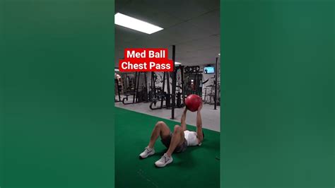 Med Ball Chest Pass Youtube