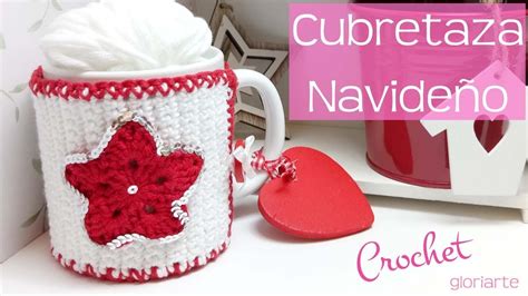 Funda De Ganchillo Para Taza De Navidad Crochet Christmas Cup Cover