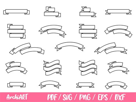 Banner Svg Bundle Banner Clipart Banner Png Banner Vector Banner