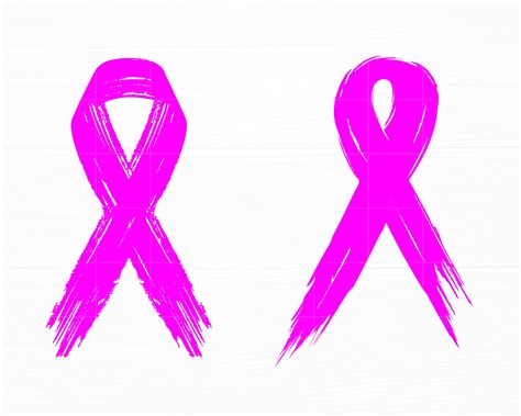 Cancer Ribbon Svg Pink Cancer Ribbon Svg Awareness Ribbon Svg Etsy Canada