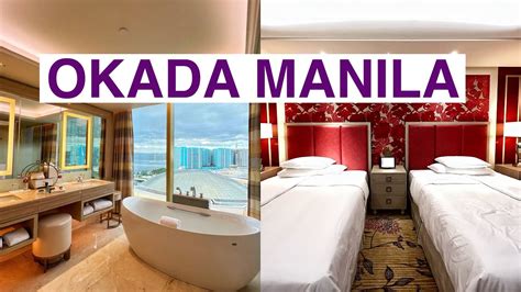 Okada Manila Tour 2023 L We Stayed At A Deluxe Twin Bed Room Youtube