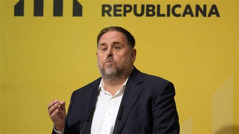 Junqueras Acusa A Sumar De Tener Un Compromiso Ligero Contra La