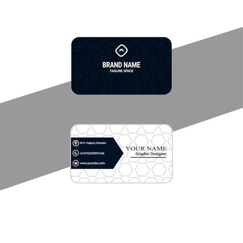 Premium Vector | Modern postal card design business card design mockup