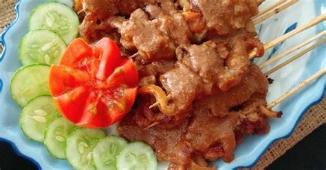 Resep Sate Jamur Tiram Bumbu Kacang Oleh Nay S Kitchen Cookpad