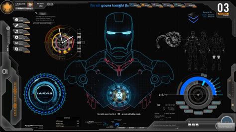 Interfaces And Holograms - Hologram Iron Man Jarvis - 1920x1080 ...