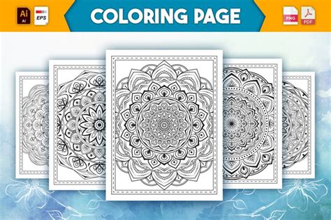 Mandala Coloring Book Page For Kdp Interior 2221544