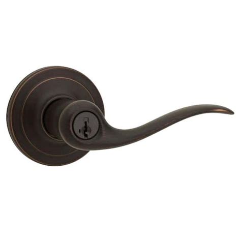 Reviews For Kwikset Tustin Venetian Bronze Entry Door Lever Featuring Smartkey Security Pg 2