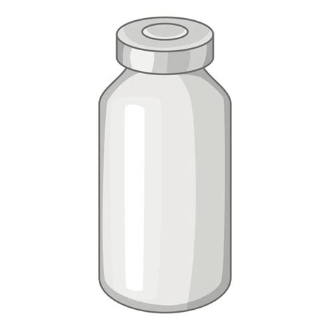 Glass Medicine Bottle Icon Cartoon Style Vector Art At Vecteezy