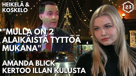 Mulla on 2 alaikäistä tyttöä mukana Amanda Blick Rydman Heikelä