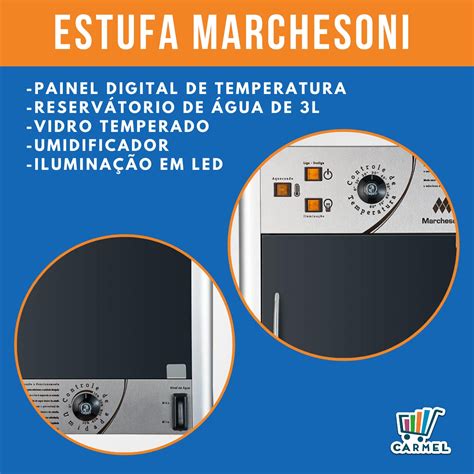 Estufa Para Salgados Vertical Bandejas Premium Vapor Led