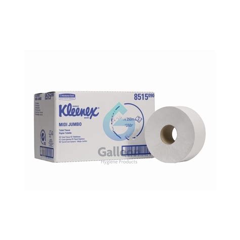 Kleenex Midi Jumbo Toilet Rolls 2 Ply 3 Core Galleon Supplies