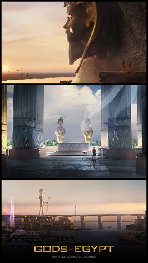 Take A Look At Some Gods Of Egypt Concept Art By Gerhard Mozsi