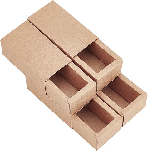 Amazon Benecreat Pcs Brown Kraft Packaging Drawer Box X X