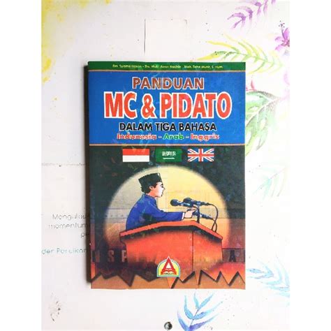 Jual Panduan MC Pidato 3 Bahasa Arab Inggris Indonesia Shopee