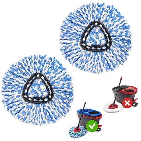 Mxzone Spin Mop Replace Head For O Ceda Spinning Easywring Rinse Clean Mop Refill Mop Head