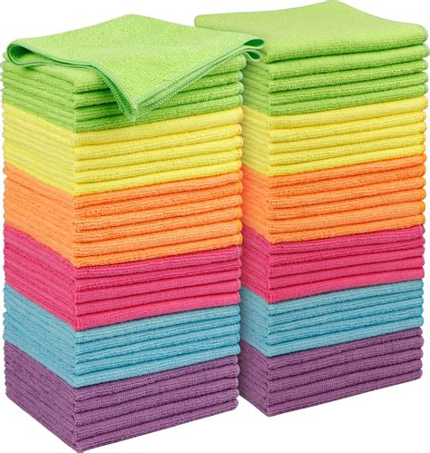 Aidea Lot De Chiffons De Nettoyage En Microfibre Doux Et Absorbants