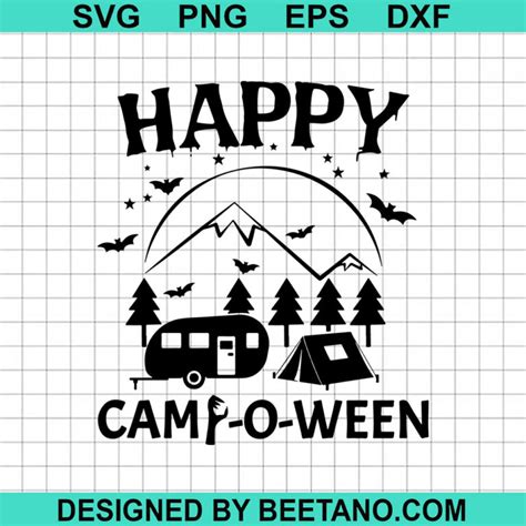 Happy Camp O Ween Svg Halloween Camping Svg Camping Svg