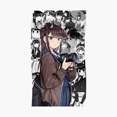 Komi San Manga Collage Poster For Sale By Leonleo Redbubble