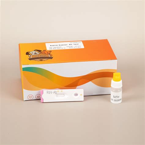 Colloidal Gold Rabies Antibody Test Kit China Rabies Ab Rapid Test