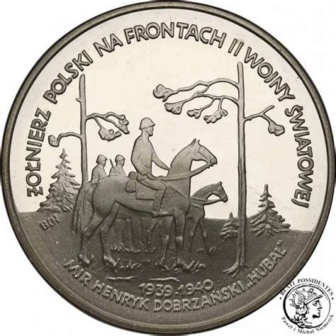 Polska III RP 100 000 złotych 1991 Hubal st L archiwum niemczyk pl