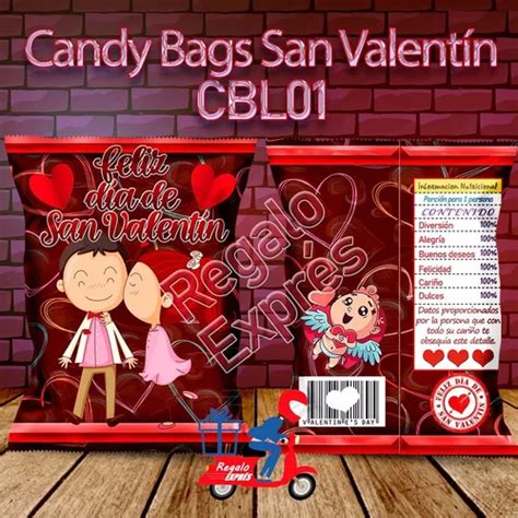 Kit Imprimible Chip Bags San Valent N Amor De Febrero Meses Sin