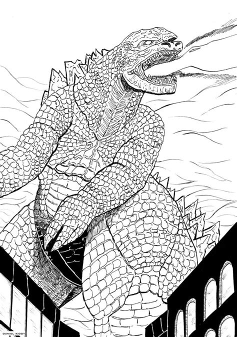 Desenhos do Godzilla para colorir Desenhos para imprimir grátis