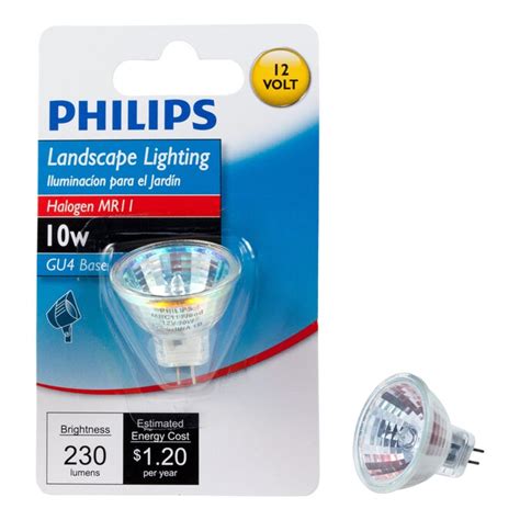 Philips Mr11 Bright White Light Fixture Halogen Light Bulb In The