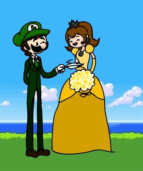 Request: Daisy and Luigi wedding by NoxidamXV on DeviantArt