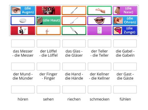 Wortschatz Lernen Match Up