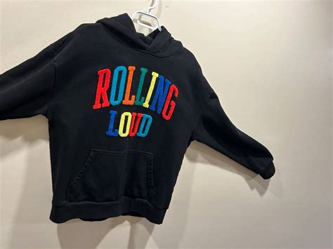 Streetwear Rolling Loud Wool Lettered Hoodie Grailed