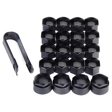 Mm Black Accessories Car Hub Screw Cover Car Wheel Lug Nut Caps Bolt