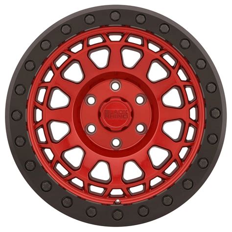 Black Rhino Wheels 1785prm 06140r12 Black Rhino Primm Beadlock Gloss Candy Red With Black Ring