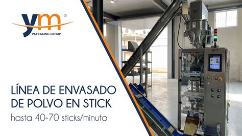 Envasadora Vertical Para Sticks De Polvo De 2 Canales YouTube