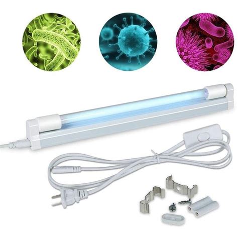 Lampu UV Sterilizer 8W 10W 15W 20W OZON Germicidal T5 T6 T8 Lampu UV