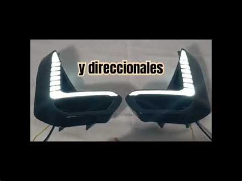 BISEL CON LED DRL Y DIRECCIONALES PARA TOYOTA HILUX 2021 2022 YouTube