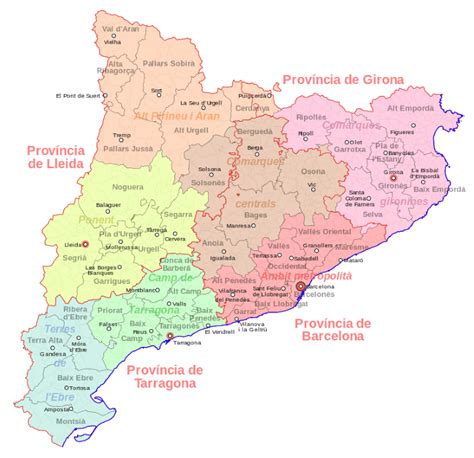 Catalonia & The Catalan Language: 10 Facts & Maps | Map, Catalonia ...