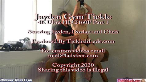 Jayden Gym Tickle 4k Part 1 Ladsfeet And Tickling Clips4sale