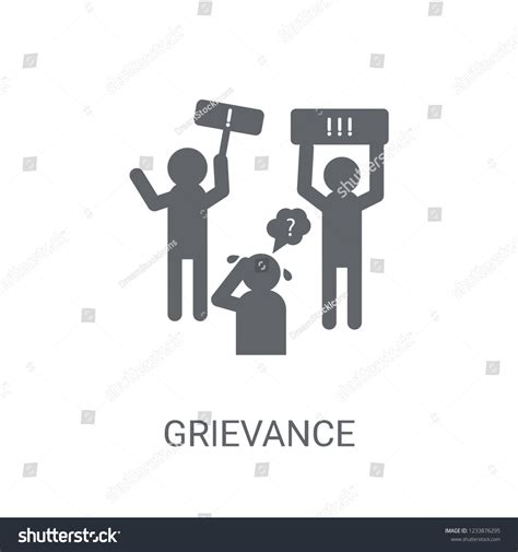 grievance icon trendy grievance logo concept stock vector royalty