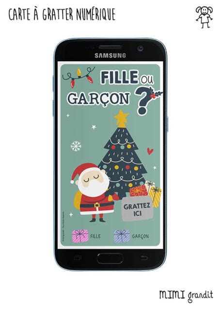 Annonce sexe bébé à Noël sur téléphone par SMS cadeau à gratter