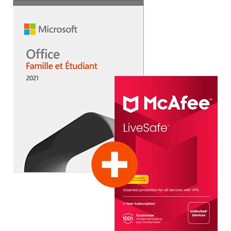 Office Famille Et Etudiant Mcafee Livesafe T L Chargement