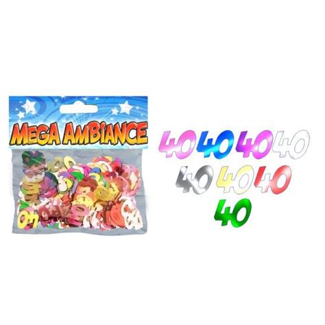 Bebeboutik Sachet Confettis Anniversaire Ans