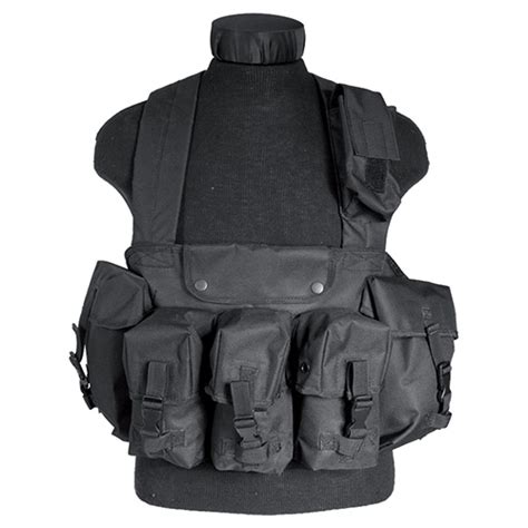 Mil Tec Chest Rig Kapes Schwarz Army Shop Military Range