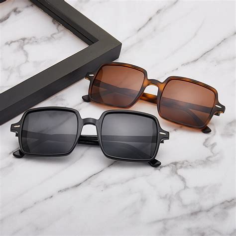 Retro Polarized Sunglasses Men Women Driver Shades Rivets Vintage Sun