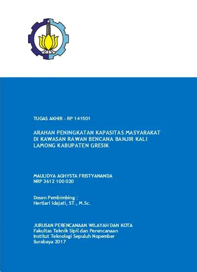 Arahan Peningkatan Kapasitas Masyarakat Di Kawasan Rawan Bencana Banjir