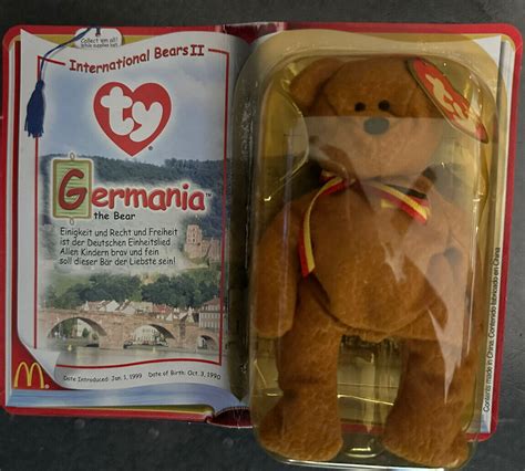 Germania International Bears II Teenie Beanie Babies From McDonalds