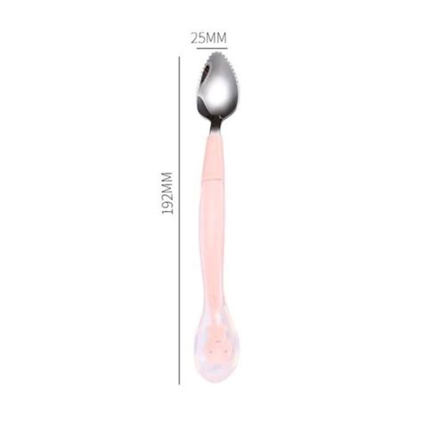 COUVERTS BEBE Pink spoon Cuillère de supplément alimentaire en