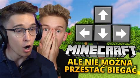 MINECRAFT ale NIE MOŻNA PRZESTAĆ BIEGAĆ Kaluch Ospanno Sheo YouTube